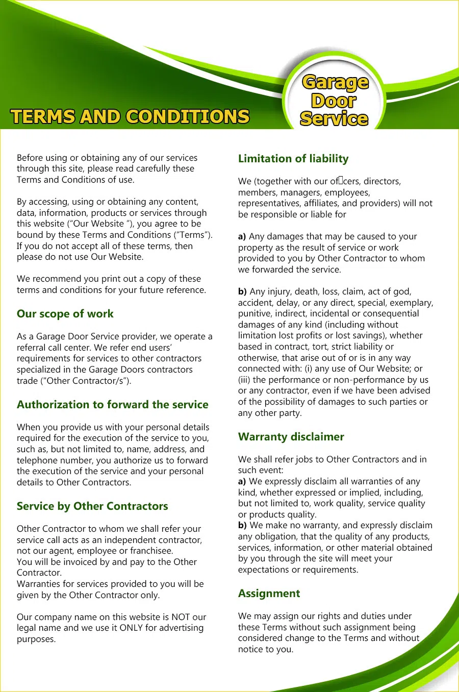 Master Garage Door Repair Service Nashville, TN 615-560-1144